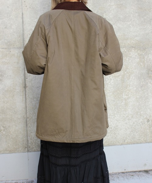 MLI'A(エムリア)の「襟配色ミリタリージャケット(ブルゾン・レディース・ベージュ/カーキ・M)」の13枚目の写真