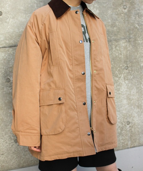 MLI'A(エムリア)の「襟配色ミリタリージャケット(ブルゾン・レディース・ベージュ/カーキ・M)」の17枚目の写真