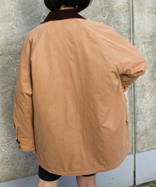 MLI'A(エムリア)の「襟配色ミリタリージャケット(ブルゾン・レディース・ベージュ/カーキ・M)」の18枚目の写真