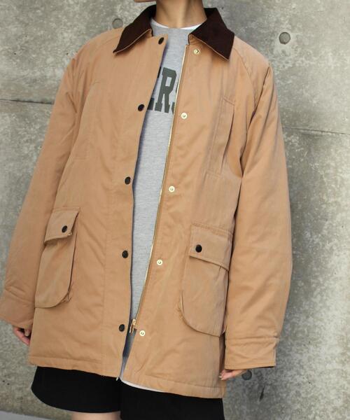 MLI'A(エムリア)の「襟配色ミリタリージャケット(ブルゾン・レディース・ベージュ/カーキ・M)」の22枚目の写真