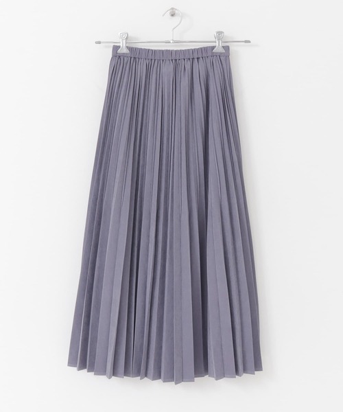 URBAN RESEARCH（アーバンリサーチ）の「スウエードタッチプリーツスカート（スカート・レディース・ブルー系その他/カーキ/キャメル・FREE）」の16枚目の写真