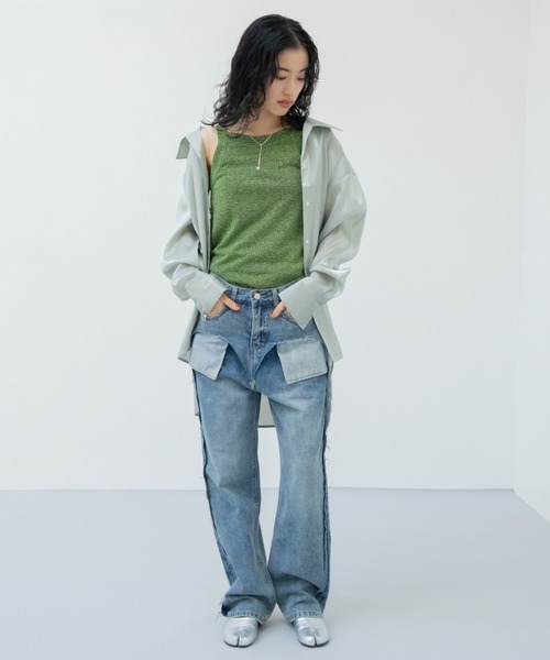 VACANCY（ヴァカンシー）の「足袋アンクルストラップサンダル（サンダル・レディース・ブラック/シルバー・SMALL/MEDIUM/LARGE/X-LARGE）」の22枚目の写真