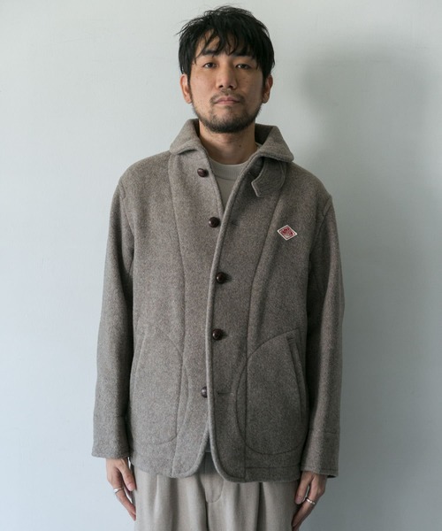 DANTON（ダントン）の「DANTON　ROUND COLLAR JACKET（ブルゾン・メンズ・チャコールグレー/ベージュ/ネイビー・40/38）」の20枚目の写真