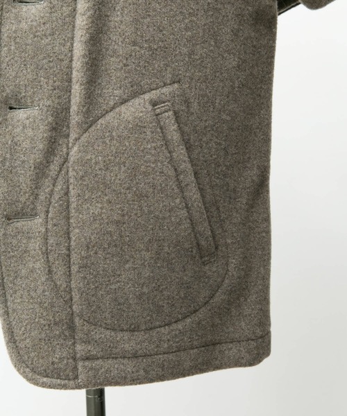 DANTON（ダントン）の「DANTON　ROUND COLLAR JACKET（ブルゾン・メンズ・チャコールグレー/ベージュ/ネイビー・40/38）」の13枚目の写真