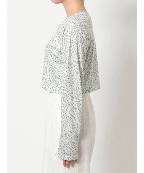 merry jenny（メリージェニー）の「flowerフリルレースカーディガン（カーディガン/ボレロ・レディース・グリーン/ブルー/イエロー・FREE）」の17枚目の写真