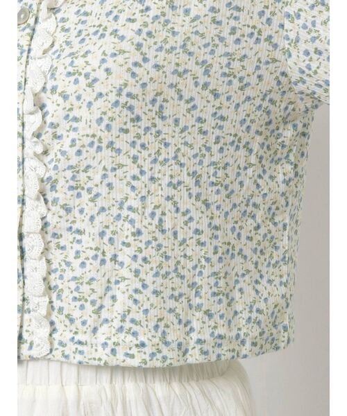 merry jenny（メリージェニー）の「flowerフリルレースカーディガン（カーディガン/ボレロ・レディース・グリーン/ブルー/イエロー・FREE）」の21枚目の写真