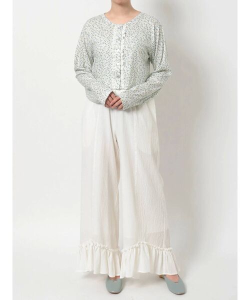 merry jenny（メリージェニー）の「flowerフリルレースカーディガン（カーディガン/ボレロ・レディース・グリーン/ブルー/イエロー・FREE）」の22枚目の写真