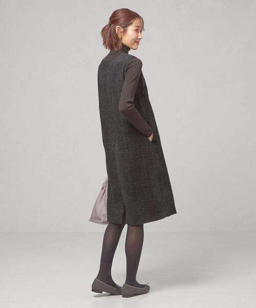 closet story（クローゼットストーリー）の「＜closet story（クローゼットストーリー）＞ツイード ジャンパースカート（ジャンパースカート・レディース・ブラック/ケリー・FREE）」の15枚目の写真