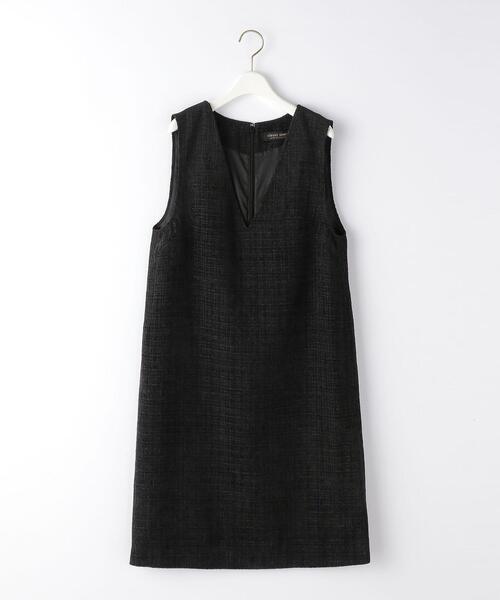 closet story（クローゼットストーリー）の「＜closet story（クローゼットストーリー）＞ツイード ジャンパースカート（ジャンパースカート・レディース・ブラック/ケリー・FREE）」の12枚目の写真