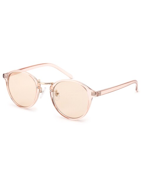 BASECONTROL（ベースコントロール）の「◆サングラス ラウンド スリムフレーム（サングラス・メンズ・ライトブルー/ブラック/ベージュ/アイボリー/ブラウン系/ピンク系・99）」の6枚目の写真