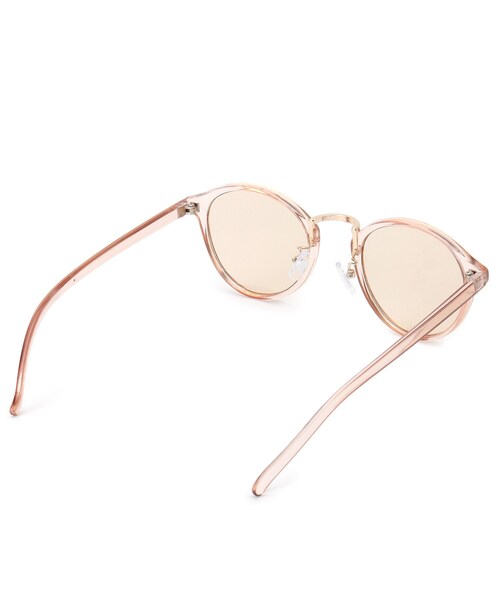 BASECONTROL（ベースコントロール）の「◆サングラス ラウンド スリムフレーム（サングラス・メンズ・ライトブルー/ブラック/ベージュ/アイボリー/ブラウン系/ピンク系・99）」の8枚目の写真