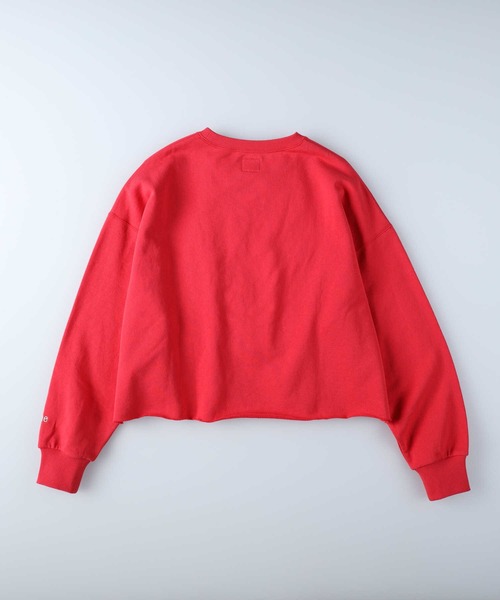 Lee（リー）の「【Lee】クロップスウェット（スウェット・レディース・レッド・M/L）」の12枚目の写真