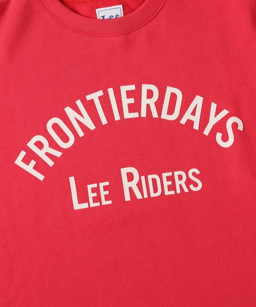 Lee（リー）の「【Lee】クロップスウェット（スウェット・レディース・レッド・M/L）」の13枚目の写真