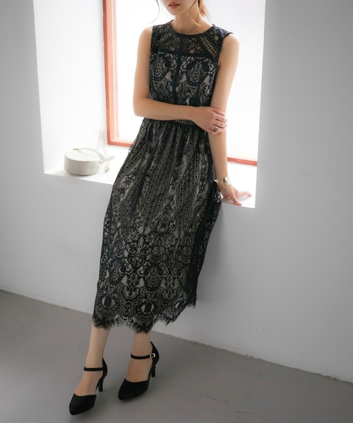 niana(ニアナ)の「シャイニーサテン パーティーパンプス(パンプス・レディース・ブラック/ベージュ/シルバー・LL/S/M/L)」の18枚目の写真