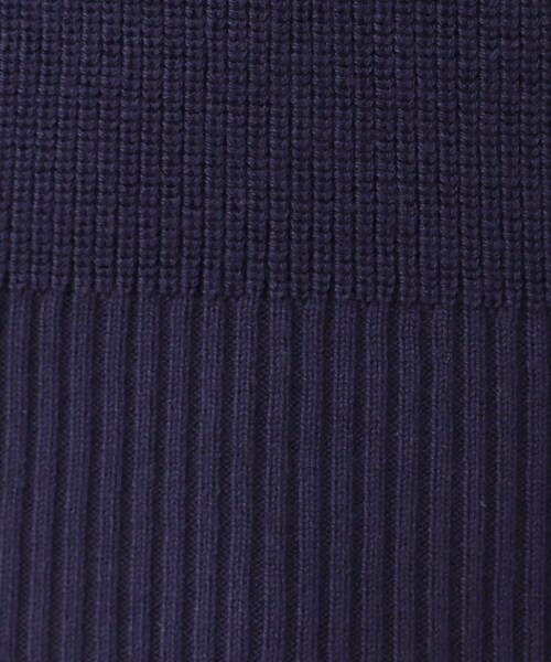 UNTITLED(アンタイトル)の「◆コットンシルク ニットベスト【洗える】(ニット/セーター・レディース・ブルー/ホワイト系・04/48/00/44/02)」の15枚目の写真