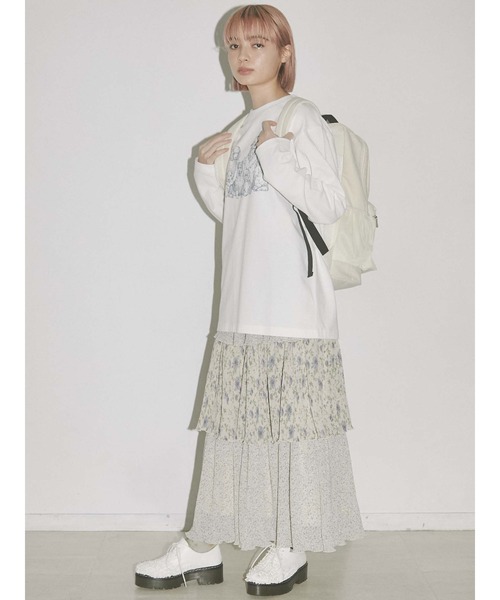 merry jenny（メリージェニー）の「dog longtee（Tシャツ