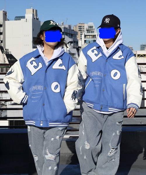 ８(eight)（エイト）の「ワッペンスタジャン（スタジャン・メンズ・ブラック/グリーン/ブラック系その他/グレー/サックスブルー/グリーン系その他/ブラック系その他2/レッド/ブルー/グリーン系その他2・FREE）」の9枚目の写真