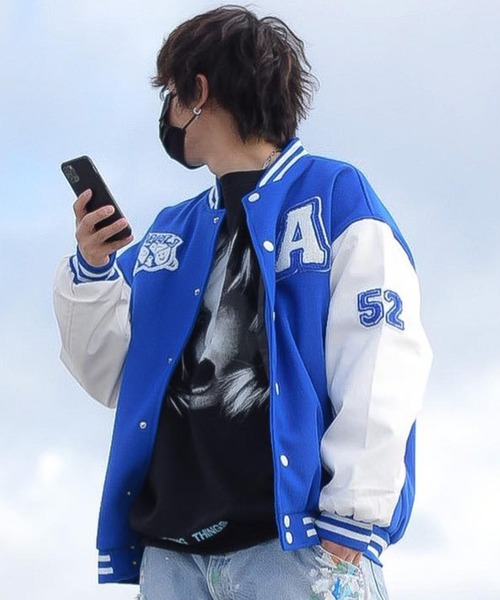 ８(eight)（エイト）の「ワッペンスタジャン（スタジャン・メンズ・ブラック/グリーン/ブラック系その他/グレー/サックスブルー/グリーン系その他/ブラック系その他2/レッド/ブルー/グリーン系その他2・FREE）」の10枚目の写真