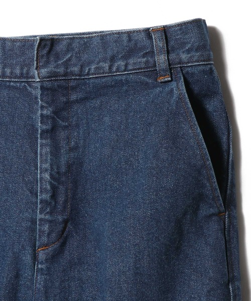 ESTNATION（エストネーション）の「ESTNATION / ストレッチデニムフレアパンツ（デニムパンツ・レディース・ライトブルー/ネイビー・38/36/34）」の5枚目の写真