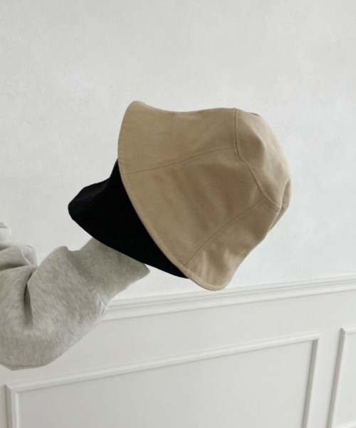 PairPair（ペアペア）の「チューリップハット（ハット・レディース・ブラック/ベージュ・FREE）」の3枚目の写真