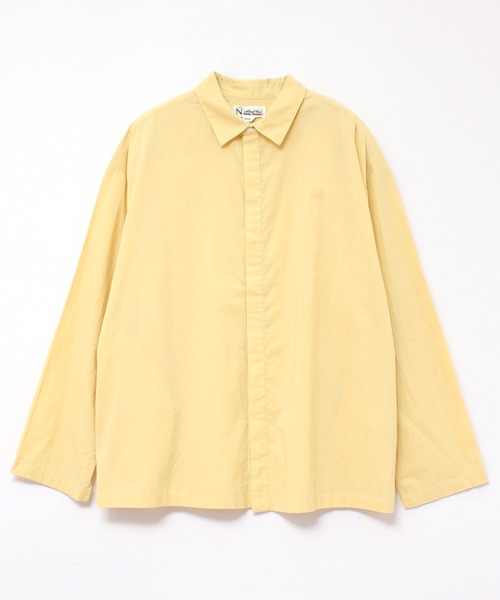 RNA-N(アールエヌエーエヌ)の「B2679 コットンサイドポケットシャツ(シャツ/ブラウス・レディース・オフホワイト/グレイッシュベージュ/ライトグレー/レモンイエロー・MEDIUM)」の4枚目の写真