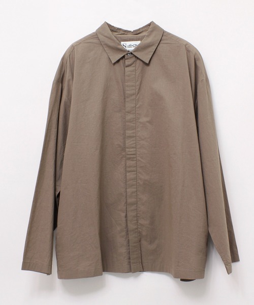 RNA-N(アールエヌエーエヌ)の「B2679 コットンサイドポケットシャツ(シャツ/ブラウス・レディース・オフホワイト/グレイッシュベージュ/ライトグレー/レモンイエロー・MEDIUM)」の10枚目の写真