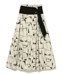 Ray BEAMS | RBS / プリント ハイウエスト スカート(スカート)