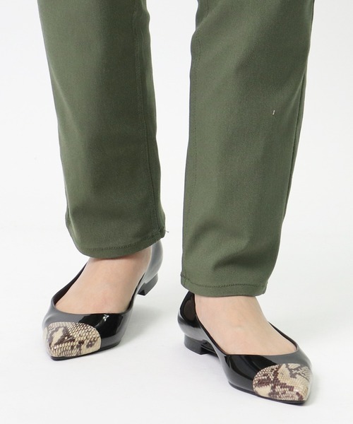 TEMPERATE（テンパレイト）の「【 TEMPERATE / テンパレイト 】 レインシューズ レインパンプス KATE PYTHON SYI（レインシューズ・レディース・グレー/ブラック・39/38/40/37/36）」の3枚目の写真