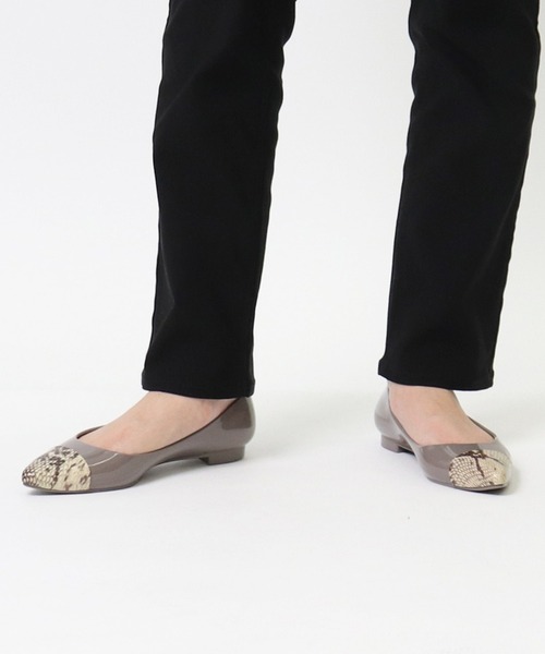 TEMPERATE（テンパレイト）の「【 TEMPERATE / テンパレイト 】 レインシューズ レインパンプス KATE PYTHON SYI（レインシューズ・レディース・グレー/ブラック・39/38/40/37/36）」の10枚目の写真