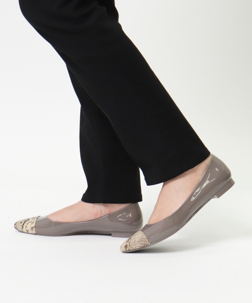 TEMPERATE（テンパレイト）の「【 TEMPERATE / テンパレイト 】 レインシューズ レインパンプス KATE PYTHON SYI（レインシューズ・レディース・グレー/ブラック・39/38/40/37/36）」の11枚目の写真