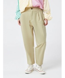 GAP | FREE&FLOW バックウエストゴム バレル カーキパンツ(チノパンツ)