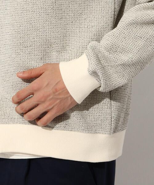 THE SHOP TK （ザ ショップ ティーケー ）の「◆粗杢ワッフルカーディガン（カーディガン/ボレロ・メンズ・ネイビー/オフホワイト/パープル・03/04/02）」の9枚目の写真