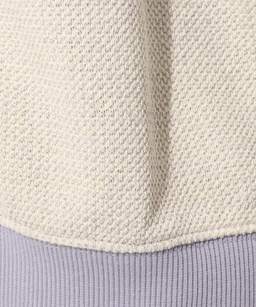 THE SHOP TK （ザ ショップ ティーケー ）の「◆粗杢ワッフルカーディガン（カーディガン/ボレロ・メンズ・ネイビー/オフホワイト/パープル・03/04/02）」の11枚目の写真