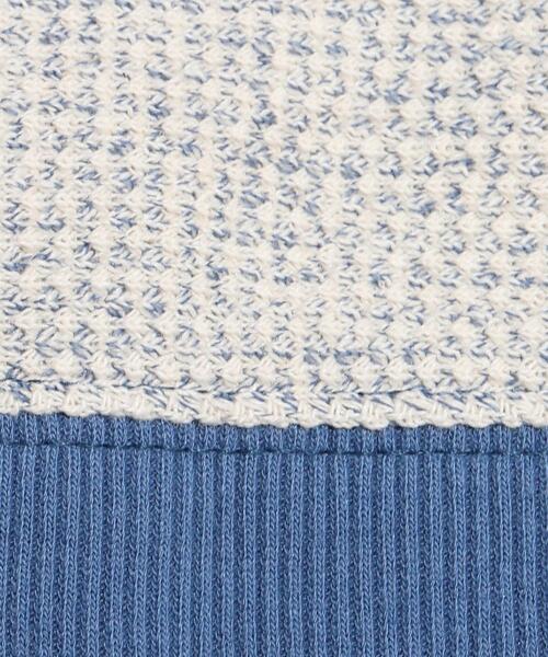 THE SHOP TK （ザ ショップ ティーケー ）の「◆粗杢ワッフルカーディガン（カーディガン/ボレロ・メンズ・ネイビー/オフホワイト/パープル・03/04/02）」の14枚目の写真