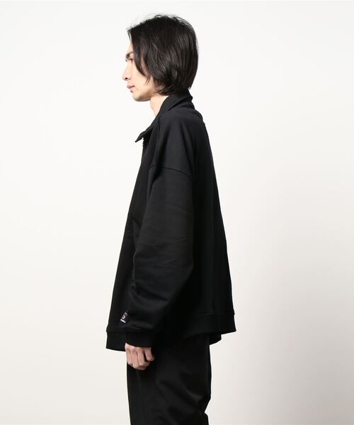 DANKE SCHON（ダンケシェーン）の「DankeSchon/ダンケシェーン/HALFZIPSWEAT/ハーフジップスウェット（スウェット・メンズ・ブラック/グリーン・FREE）」の5枚目の写真