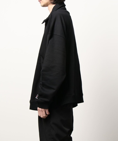 DANKE SCHON（ダンケシェーン）の「DankeSchon/ダンケシェーン/HALFZIPSWEAT/ハーフジップスウェット（スウェット・メンズ・ブラック/グリーン・FREE）」の8枚目の写真