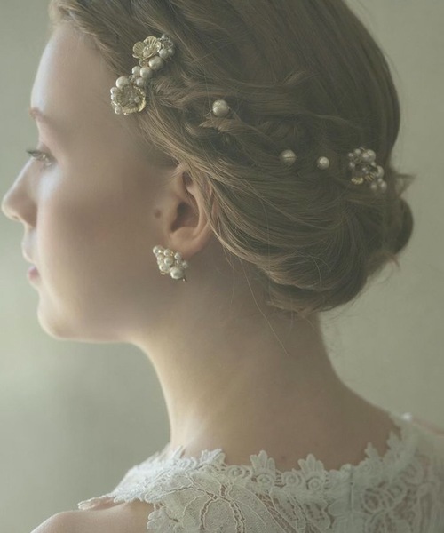 Zoule(ゾーラ)の「Zoule ゾーラ:pearl bouquet 淡水パールブーケピアス(ピアス(両耳用)・レディース・ゴールド/シルバー・FREE)」の16枚目の写真