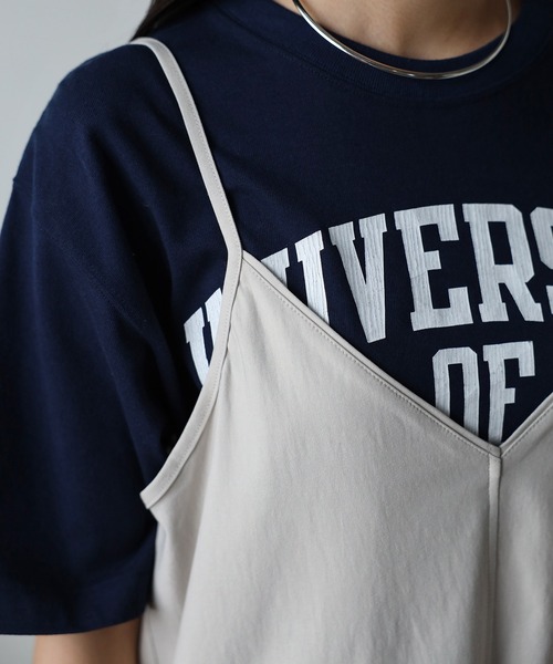 Fizz（フィズ）の「【Fizz/フィズ】　スパンツイル　裾フレアキャミワンピース（ワンピース・レディース・ブラック/オリーブ/ブルー/カーキ/グレイッシュベージュ・M/L）」の15枚目の写真