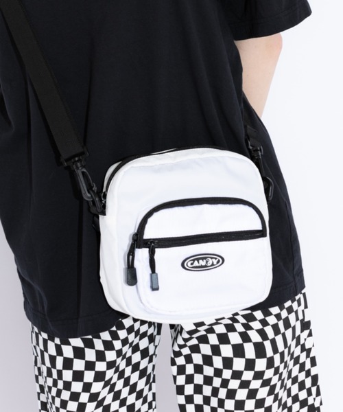 Candy Stripper（キャンディストリッパー）の「CANDY SQUARE ショルダーバッグ（ショルダーバッグ・レディース・ブラック/オフホワイト・FREE）」の17枚目の写真