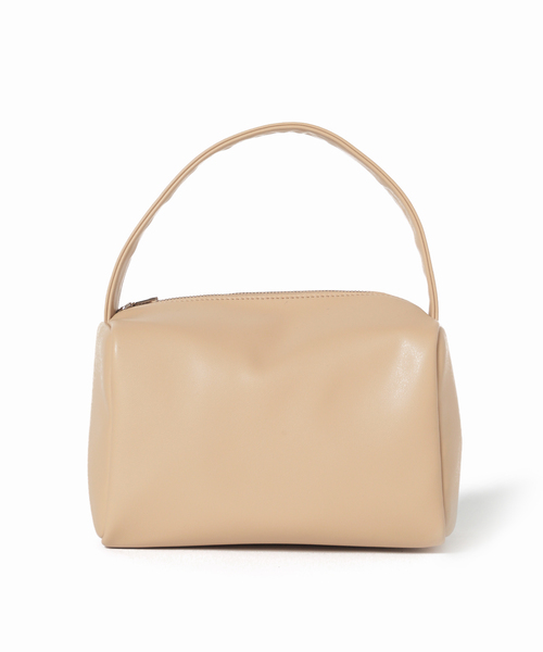 B.C STOCK(ベーセーストック)の「Rectangle hand bag◆(ハンドバッグ・レディース・ベージュ/グリーン/ナチュラル・FREE)」の8枚目の写真