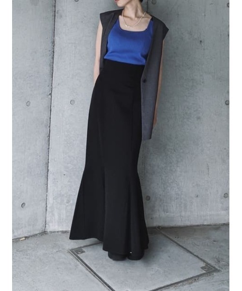 SLY(スライ)の「OVER TAILOR N/C VEST オーバー テイラー ベスト(ベスト・レディース・ベージュ/杢グレー・FREE)」の22枚目の写真