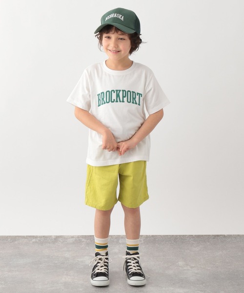 GLOBAL WORK（グローバルワーク）の「キッズ/ソフトタッチ綿麻ショーツ/262785（その他パンツ・キッズ・ネイビー/カーキ/ライトイエロー/ライトピンク/サックスブルー/オレンジ・110cm/100cm/120cm/130cm/140cm/150cm/160cm）」の20枚目の写真