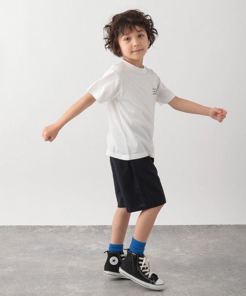 GLOBAL WORK（グローバルワーク）の「キッズ/ソフトタッチ綿麻ショーツ/262785（その他パンツ・キッズ・ネイビー/カーキ/ライトイエロー/ライトピンク/サックスブルー/オレンジ・110cm/100cm/120cm/130cm/140cm/150cm/160cm）」の16枚目の写真