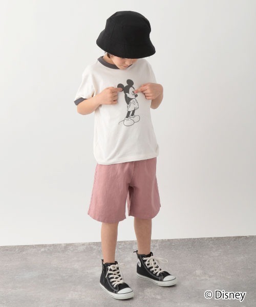 GLOBAL WORK（グローバルワーク）の「キッズ/ソフトタッチ綿麻ショーツ/262785（その他パンツ・キッズ・ネイビー/カーキ/ライトイエロー/ライトピンク/サックスブルー/オレンジ・110cm/100cm/120cm/130cm/140cm/150cm/160cm）」の11枚目の写真