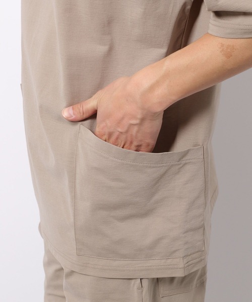 LAKOLE(ラコレ)の「【PARK】ストレッチスラブTシャツ / 274434(Tシャツ/カットソー・メンズ・ブラック/ベージュ/チャコール/ネイビー・MEDIUM/LARGE/X-LARGE)」の18枚目の写真