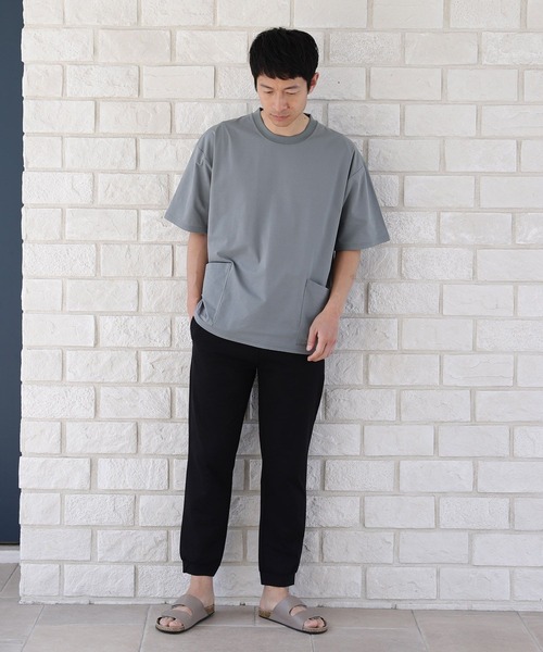LAKOLE(ラコレ)の「【PARK】ストレッチスラブTシャツ / 274434(Tシャツ/カットソー・メンズ・ブラック/ベージュ/チャコール/ネイビー・MEDIUM/LARGE/X-LARGE)」の6枚目の写真