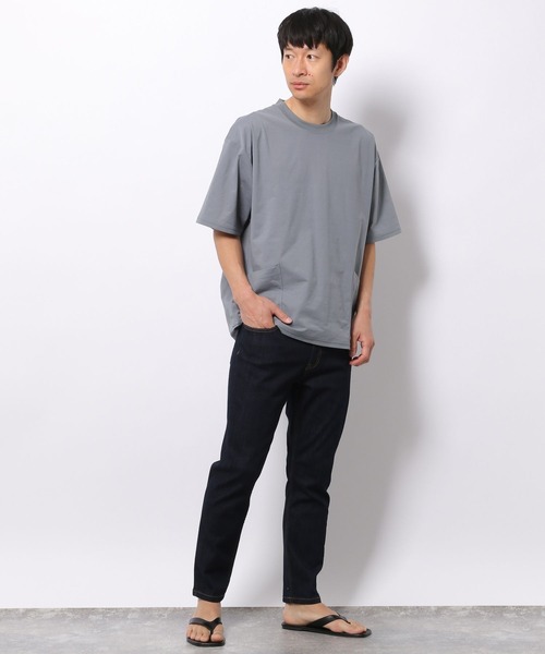 LAKOLE(ラコレ)の「【PARK】ストレッチスラブTシャツ / 274434(Tシャツ/カットソー・メンズ・ブラック/ベージュ/チャコール/ネイビー・MEDIUM/LARGE/X-LARGE)」の7枚目の写真