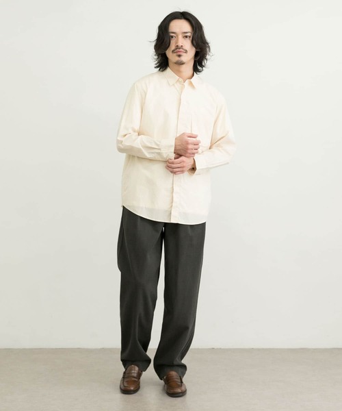 働きたくない、商品 WORK NOT WORK 100/2Fly Front Shirts