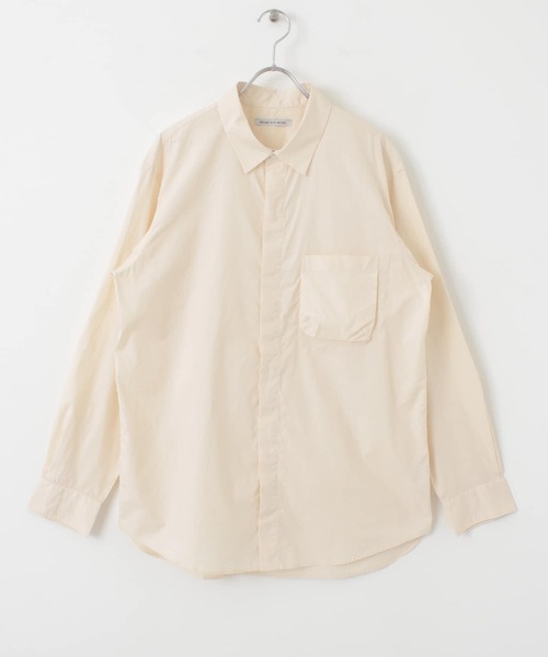 WORK NOT WORK URBAN RESEARCH(ワークノットワークアーバンリサーチ)の「WORK NOT WORK 100/2 Fly Front Shirts(シャツ/ブラウス・メンズ・グレー/オレンジ系その他・SMALL/MEDIUM/LARGE)」の13枚目の写真