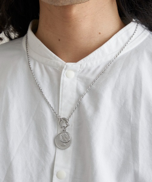 CPCM(シーピーシーエム)の「2コインネックレス(ネックレス・メンズ・シルバー/ゴールド・FREE)」の6枚目の写真